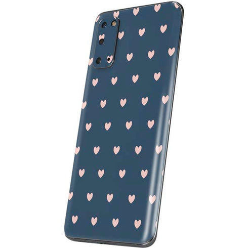 Blue and Pink Hearts Galaxy S20 Skin