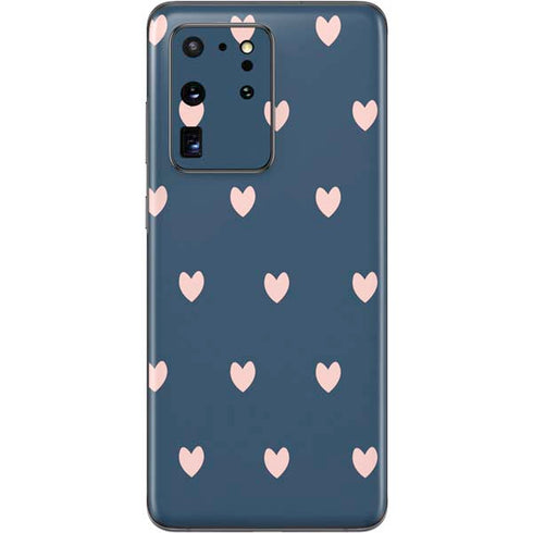 Blue and Pink Hearts Galaxy S20 Ultra 5G Skin
