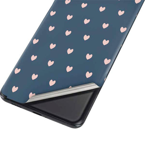 Blue and Pink Hearts Galaxy S21 5G Skin