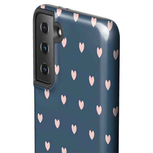 Blue and Pink Hearts Galaxy S21 Plus 5G Pro Case