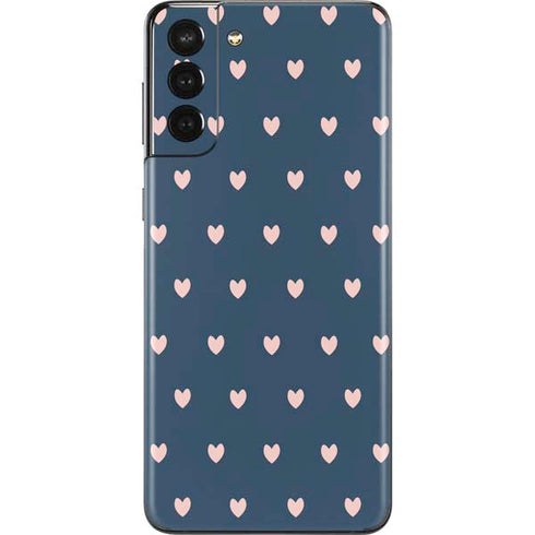 Blue and Pink Hearts Galaxy S21 Plus 5G Skin