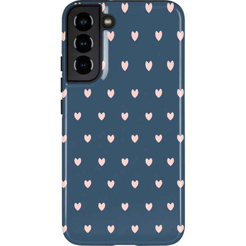 Blue and Pink Hearts Galaxy S22 Plus Pro Case