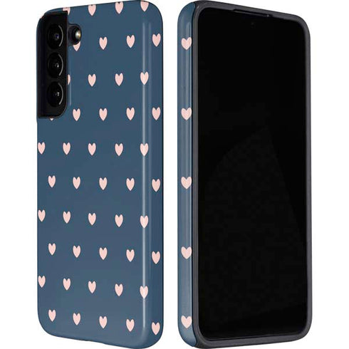 Blue and Pink Hearts Galaxy S22 Plus Pro Case