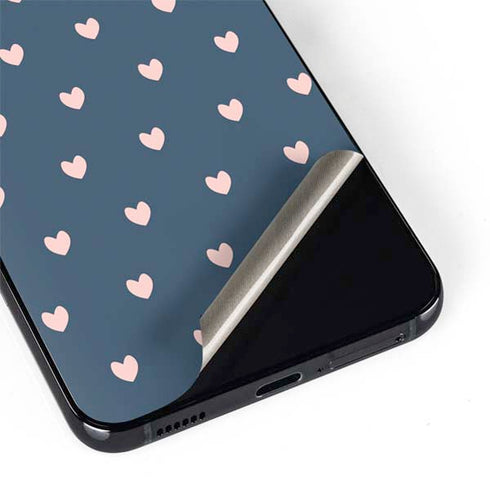 Blue and Pink Hearts Galaxy S22 Plus Skin