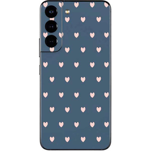 Blue and Pink Hearts Galaxy S22 Skin