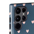 Blue and Pink Hearts Galaxy S22 Ultra Pro Case
