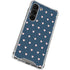 Blue and Pink Hearts Galaxy S23 Clear Case