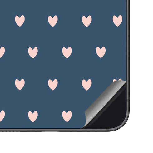 Blue and Pink Hearts Galaxy S23 FE Skin