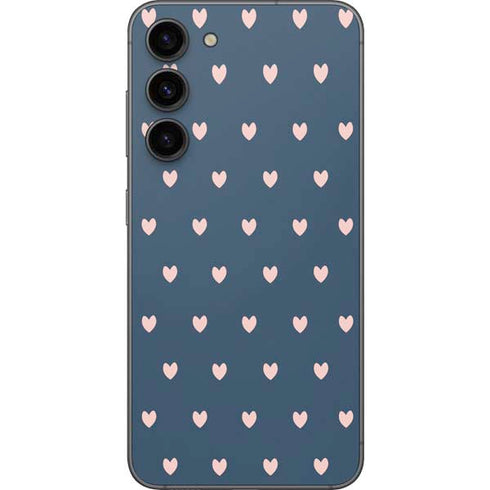 Blue and Pink Hearts Galaxy S23 Plus Skin