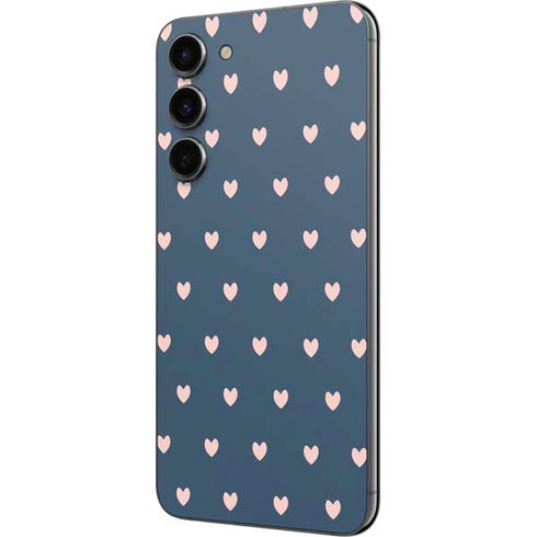 Blue and Pink Hearts Galaxy S23 Plus Skin