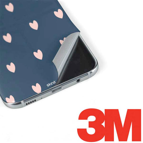 Blue and Pink Hearts Galaxy S8 Skin