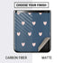 Blue and Pink Hearts Galaxy Z Flip Skin
