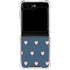Blue and Pink Hearts Galaxy Z Flip5 5G Clear Case