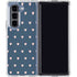 Blue and Pink Hearts Galaxy Z Fold5 5G Clear Case