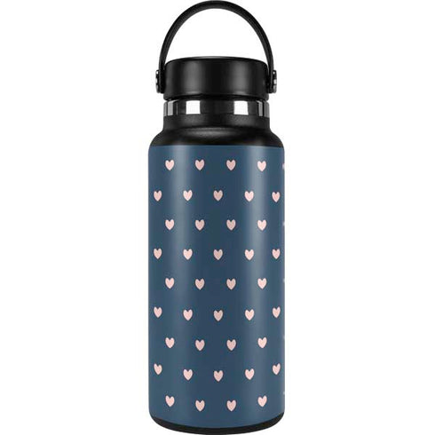 Blue and Pink Hearts Hydro Flask 32oz Wide Mouth Skin