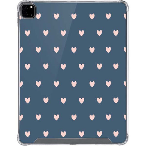 Blue and Pink Hearts iPad Pro 12.9in (2020) Clear Case
