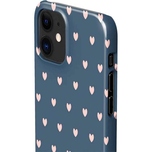 Blue and Pink Hearts iPhone 12 Mini Lite Case