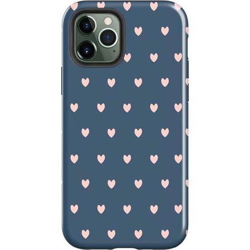 Blue and Pink Hearts iPhone 12 Pro Max Impact Case