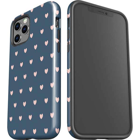 Blue and Pink Hearts iPhone 12 Pro Max Impact Case