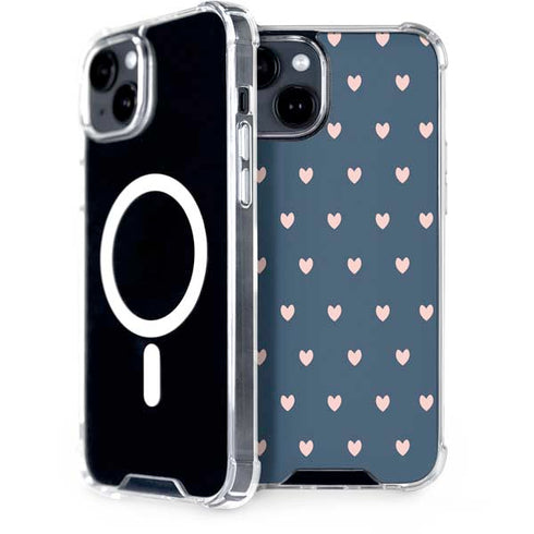 Blue and Pink Hearts iPhone 13 MagSafe Case