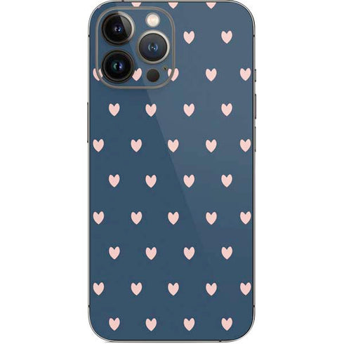 Blue and Pink Hearts iPhone 13 Pro Max Skin
