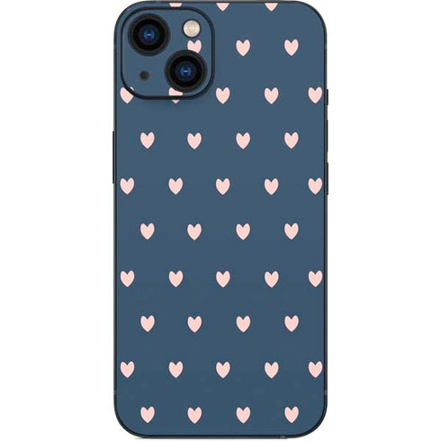 Blue and Pink Hearts iPhone 14 Plus Skin