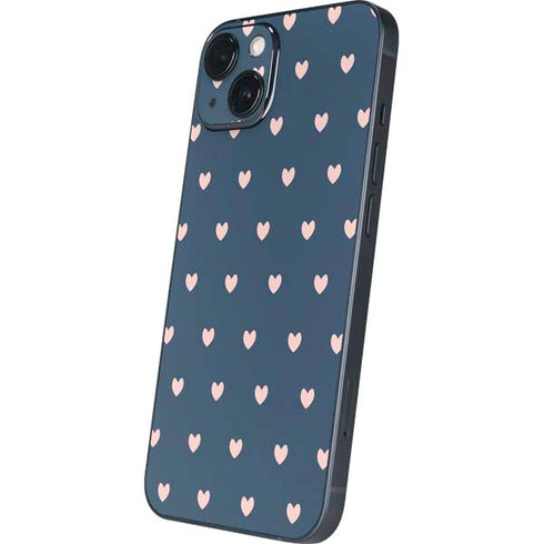 Blue and Pink Hearts iPhone 15 Plus Skin