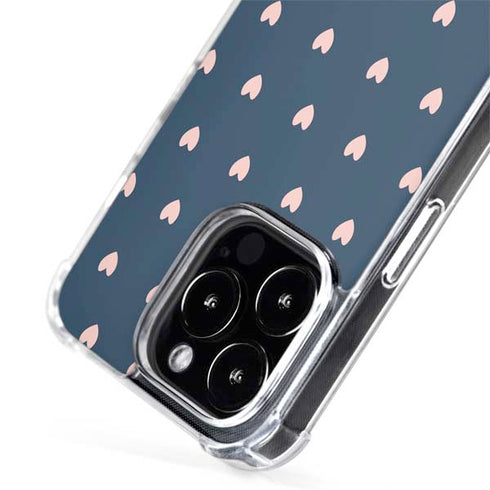 Blue and Pink Hearts iPhone 14 Pro Max MagSafe Case