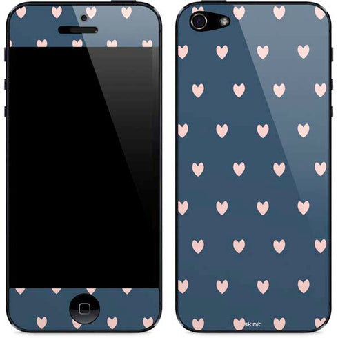 Blue and Pink Hearts iPhone 5/5s/5SE Skin