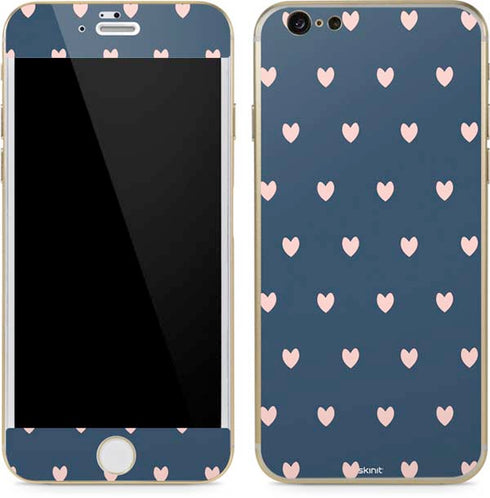 Blue and Pink Hearts iPhone 6/6s Skin
