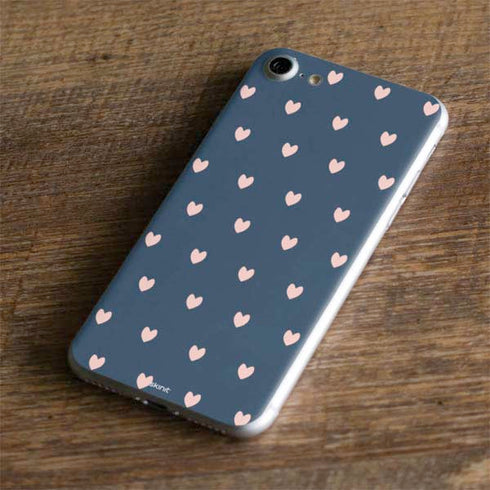 Blue and Pink Hearts iPhone 7 Skin