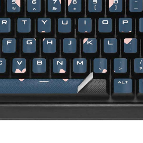 Blue and Pink Hearts K95 RGB PLATINUM Mechanical Gaming Keyboard Skin