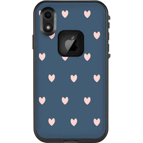 Blue and Pink Hearts LifeProof Fre iPhone Skin