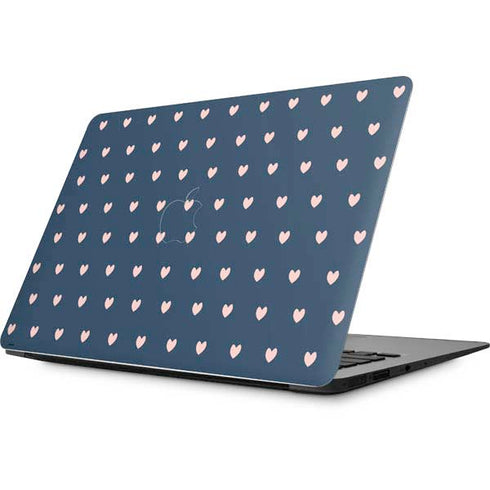Blue and Pink Hearts Apple MacBook Skin