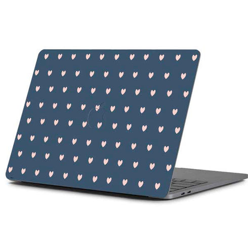 Blue and Pink Hearts Apple MacBook Pro 13-inch Skin