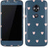 Blue and Pink Hearts Moto E5 Play Skin