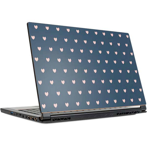 Blue and Pink Hearts MSI GS65 Stealth Laptop Skin