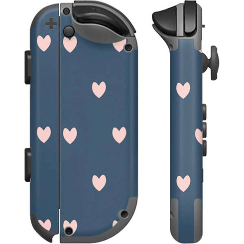 Blue and Pink Hearts Nintendo Joy-Con (L/R) Controller Skin