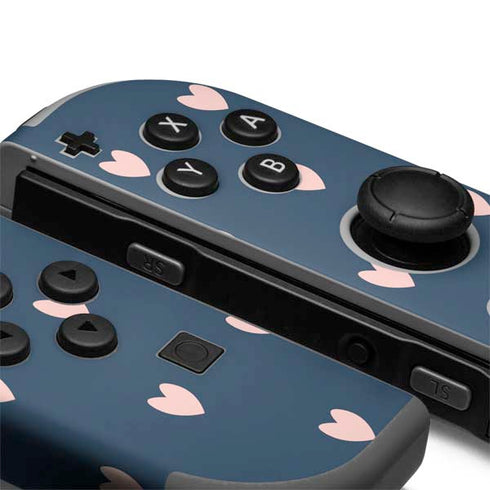 Blue and Pink Hearts Nintendo Joy-Con (L/R) Controller Skin