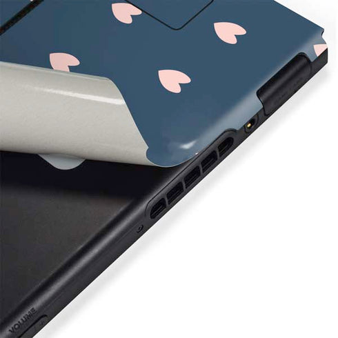 Blue and Pink Hearts Nintendo Switch Bundle Skin