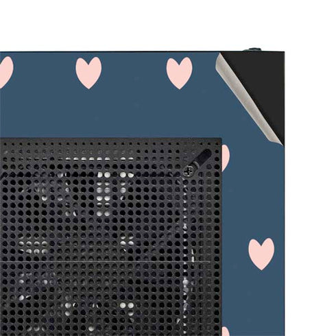 Blue and Pink Hearts NZXT H510 Compact ATX Mid-Tower Case Skin