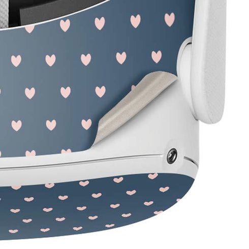Blue and Pink Hearts Oculus Quest 2 Skin