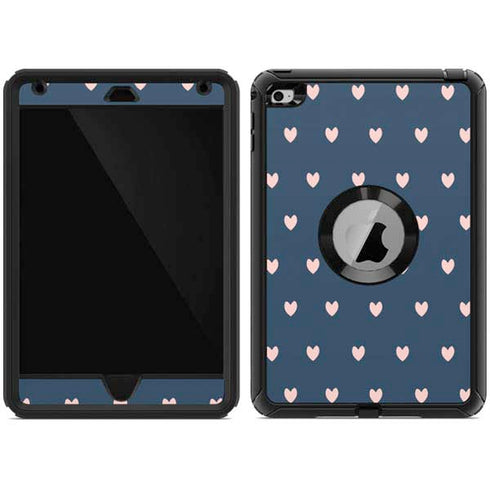 Blue and Pink Hearts Otterbox Defender iPad Skin