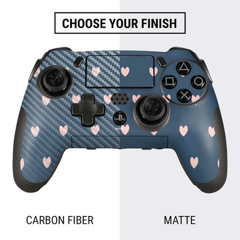 Blue and Pink Hearts PlayStation Scuf Vantage 2 Controller Skin
