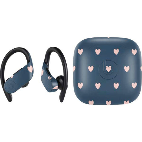 Blue and Pink Hearts PowerBeats Pro Skin