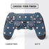 Blue and Pink Hearts PS4 Controller Skin