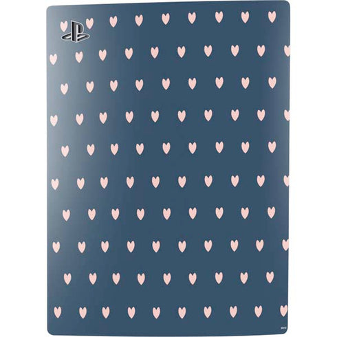 Blue and Pink Hearts PS5 Digital Edition Bundle Skin