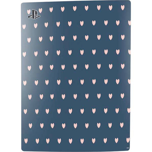 Blue and Pink Hearts PS5 Digital Edition Console Skin