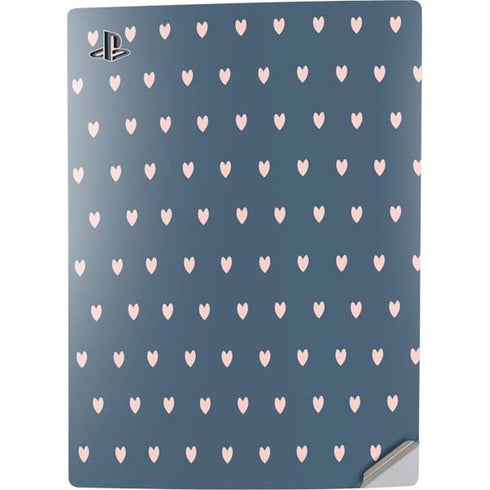 Blue and Pink Hearts PS5 Digital Edition Console Skin