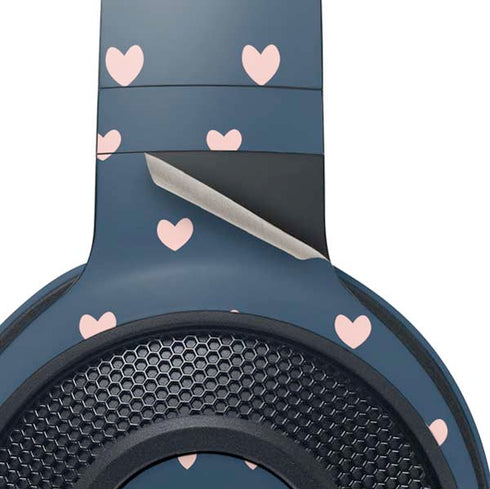 Blue and Pink Hearts Razer Kraken X Skin